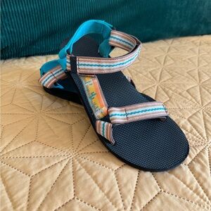 Teva Original Universal All-day Vegan Sandals Cactus Sunflower Womens 8